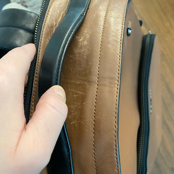 Coach Leather Graham Backpack in Saddle - Picture 6 of 12